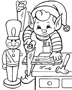 Coloring Pages Of Elves - Free Printable Coloring Pages | Free