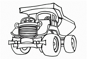Construction Truck Coloring Pages | Coloring Pages