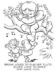 Yard Elves Coloring Book Page 7