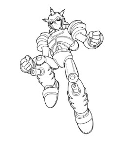 Desenhos do ASTRO ROBÔ para colorir - Desenho do robô Astro boy