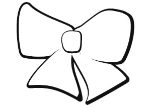 Coloring page bow - img 19409.
