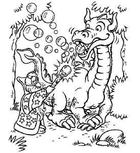 ic dragon Colouring Pages (page 3)