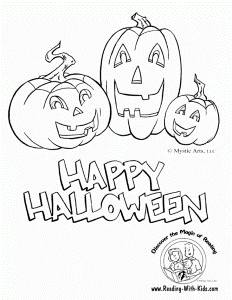 Jack O Lantern Coloring Pages - Free Printable Coloring Pages