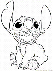 Coloring Pages Stitch (Cartoons > Others) - free printable