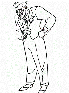 the Batman Enemy : Joker Coloring Pages for kids | Great Coloring