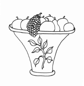 fruit basket picture coloring pages 8 - games the sun | games site