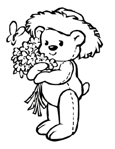 Flowers-for-coloring-4 | Free Coloring Page Site