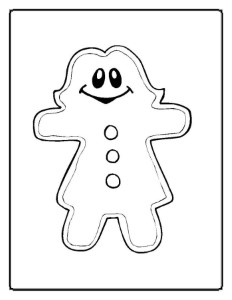 Gingerbread Girl Coloring Pages - Free Printable Coloring Pages