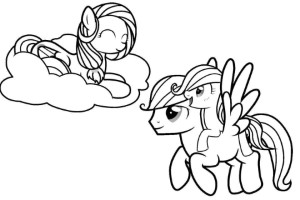 Print Printable My Little Pony Friendship Is Magic Coloring Pages