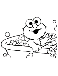 Free Printable Elmo Coloring Pages | HM Coloring Pages