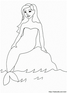 Free Mermaid Coloring Pages 380 | Free Printable Coloring Pages