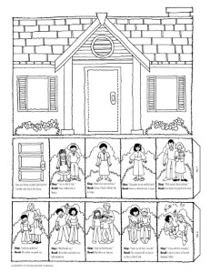 Heaven Coloring Page - Coloring Pages for Kids and for Adults