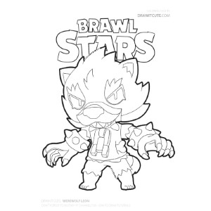 Draw It Cute on Twitter: Brawl Stars Werewolf Leon skin ...