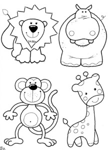 animal coloring pages for preschoolers - High Quality Coloring Pages