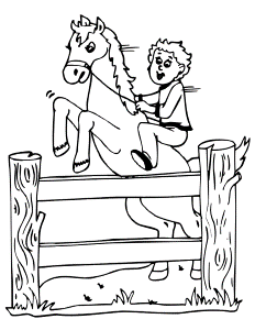 jolie blogs: coloring pages of horses jumping