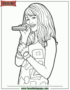 Incredible Hannah Montana Coloring Pages pertaining to Invigorate ...