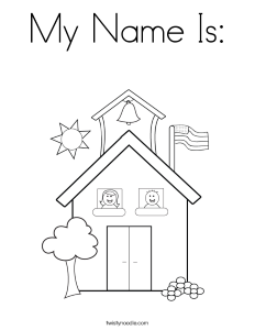 Coloring Pages Of Names