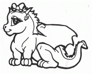 Coloring Pages Of A Dragon 159 | Free Printable Coloring Pages