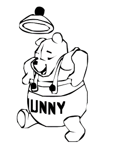 pooh bär Colouring Pages