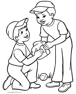 Baseball Coloring Pages Images & Pictures - Becuo