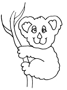 Koala Colouring Pages- PC Based Colouring Software, thousands of