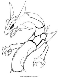 Rayquaza pokemon Colouring Pages (page 2)
