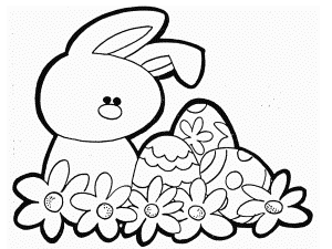 Rabbit Drawing For Kids | Free coloring pages