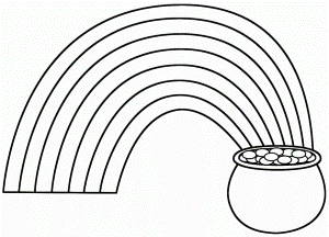 Pot Of Gold Coloring Pages Coloring Book Area Best Source For