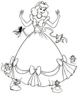 Barbie In Dress - Barbie Coloring Pages : Coloring Pages for Kids
