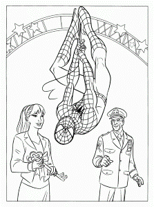 Spiderman Coloring Pages Spiderman Cartoon Coloring Pages 229089