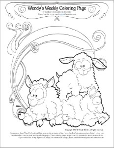 W Lyon Martin » Blog Archive Baah Baah Imbolc sheep coloring page