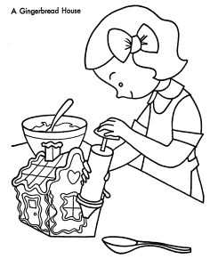 Christmas Party Coloring Pages - Making a Christmas Party