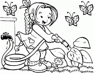 Spring Coloring Pictures Printable | Hobby Shelter