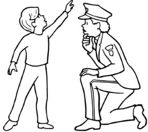 police woman Colouring Pages