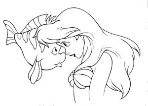 The Little Mermaid Ariel Coloring Pages Coloring Book Area Best