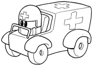 Ambulance Coloring Pages - Free Coloring Pages For KidsFree