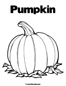 Coloring Page Pumpkin Printable