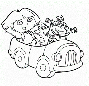 Free Dora Coloring Pages To PrintColoring Pages | Coloring Pages