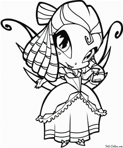 winx pop pixie Colouring Pages