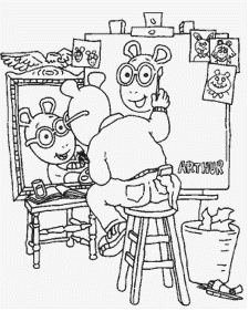 Arthur 38 Cartoons Coloring Pages & Coloring Book