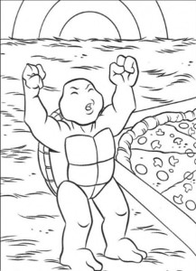 Baby TMNT Coloring Pages - Ninja Coloring Pages : iKids Coloring