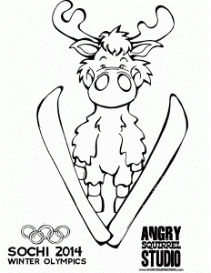 Winter Olympics Free Coloring Pages