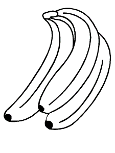 Banana Coloring Pages Images & Pictures - Becuo