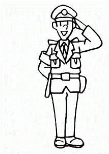 Download Kindly Policeman Coloring Pages Or Print Kindly Policeman