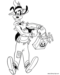 Disney Halloween Coloring Pages 2 - Disney
