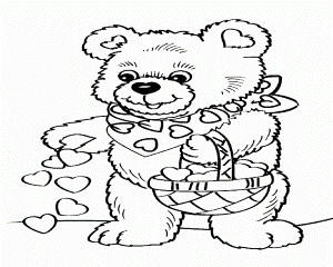 Teddy Bear Printable Color Pages Preschool Fullsize Id 2576 154859