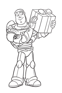 Toy Story Christmas Coloring Pages: Toy Story Christmas Coloring Pages