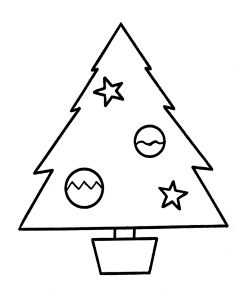 Christmas tree coloring pages - coloring book - #39 - Coloring Pages
