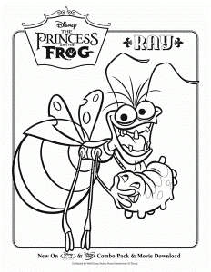 The Princess And The Frog Coloring Page Princessandthefrog8