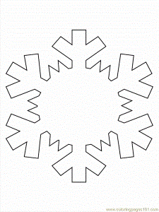 Coloring Pages Winter Snowflake (Natural World > Seasons) - free